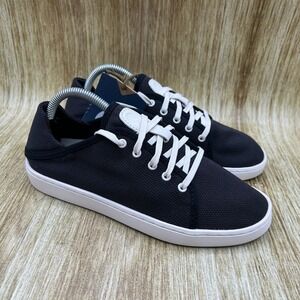 OluKai Pehuea-Li Women's Size 6 Black White Sand‎ Casual Sneakers Shoes NEW